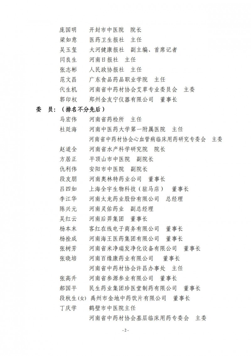 协会21号　　关于成立协会行业标准化工作委员会的通知 - 附件_2